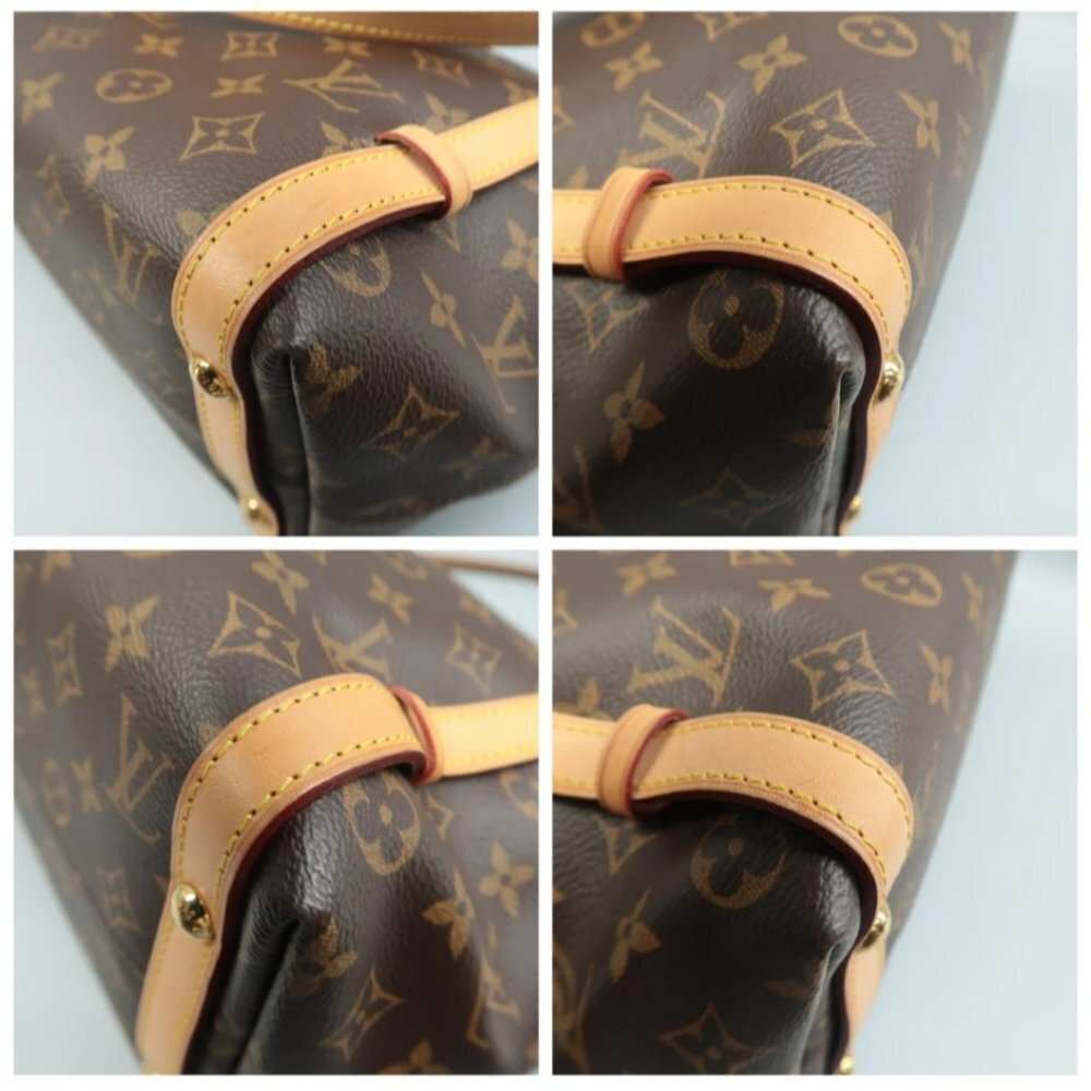 100% Authentic Louis Vuitton Brown Monogram Canvas Shoulder Bag - Picture 7 of 13